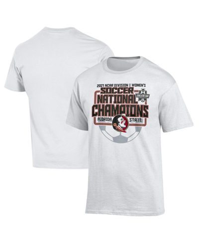 Champion Men's  White Florida State Seminoles 2021 Ncaa Women's Soccer National S Locker Room