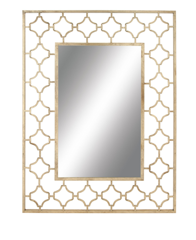 Rosemary Lane Glam Metal Wall Mirror, 50" X 38" In Gold-tone