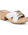 Dr. Scholl's Original Collection Women's Original Slide Sandals In White Leather