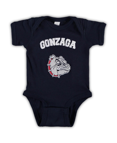 Two Feet Ahead Newborn And Infant Boys And Girls Navy Gonzaga Bulldogs Arch & Logo Bodysuit