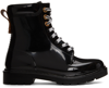 SEE BY CHLOÉ BLACK FLORRIE BOOTS