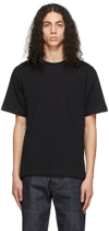 Etudes Studio Embroidered-logo Detail T-shirt In Black Brush