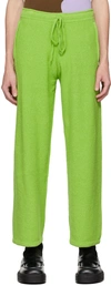 Gauchère Ssense Exclusive Green Valence Lounge Pants In 1322 Green
