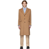 Gucci Single-breasted Camel Wool Coat In 2250 Oman Camel