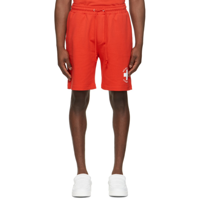 Helmut Lang "lifeguard" Bermuda In Red