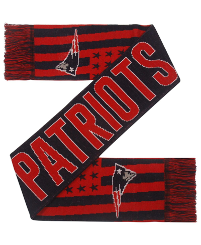 Foco Men's And Women's  New England Patriots Reversible Thematic Scarf In Multi