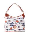 DOONEY & BOURKE WOMEN'S DOONEY & BOURKE NEW ENGLAND PATRIOTS GAME DAY HOBO HANDBAG