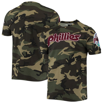 Pro Standard Men's  Camo Philadelphia Phillies Team T-shirt
