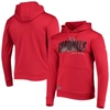 New Era Men's  Cardinal Arizona Cardinals Combine Authentic Hard Hash Pullover Hoodie In Cardinal