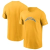 NIKE NIKE GOLD LOS ANGELES CHARGERS PRIMARY LOGO T-SHIRT