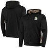 Dunbrooke Men's Black, Realtree Camo Green Bay Packers Decoy Tech Fleece Full-zip Hoodie In Black