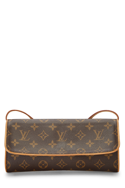 Pre-owned Louis Vuitton Monogram Canvas Pochette Twin Gm