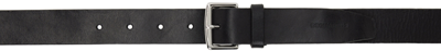 Dsquared2 Logo-embossed Leather Belt In Schwarz