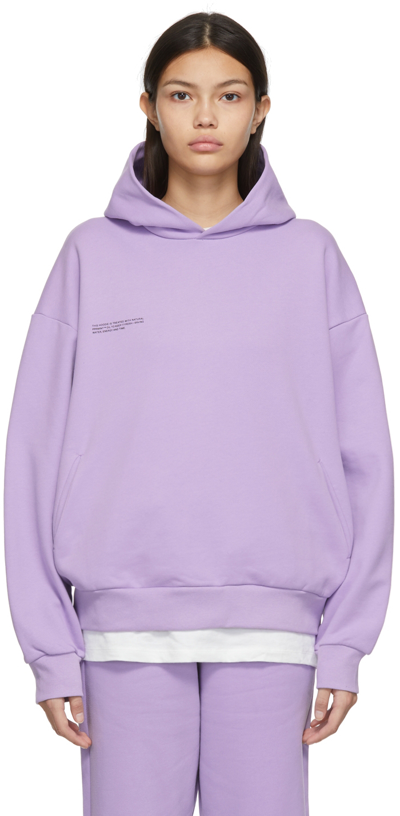 Pangaia Womens 365 Heavyweight Soft Organic Cotton Hoodie In Orchid Purple