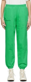 Pangaia 365 Organic Cotton Track Pants In Jade Green