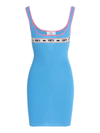 Chiara Ferragni Light Blue Viscose Blend Dress In Azzurro