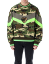 Dolce & Gabbana Logo-plaque Camouflage-print Sweatshirt In Camouflage