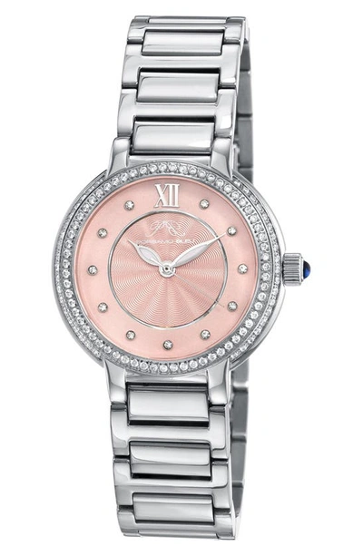 Porsamo Bleu Stella Crystal Bracelet Watch, 32mm In Silver
