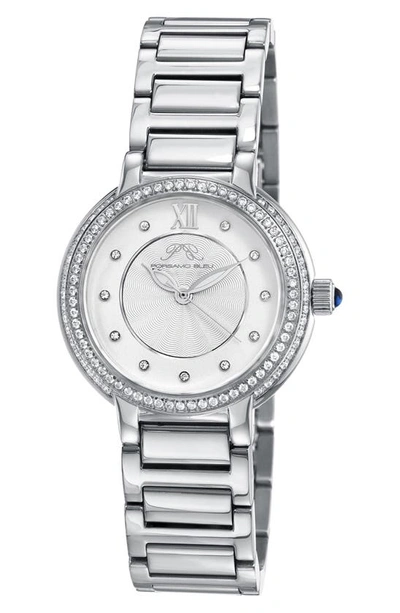 Porsamo Bleu Stella Crystal Bracelet Watch, 32mm In Silver