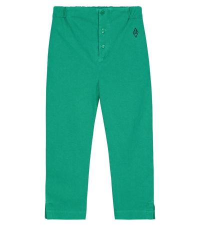 The Animals Observatory Kid Green Logo Chameleon Lounge Pants