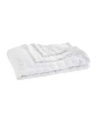 Matouk Panama Twin Coverlet In White