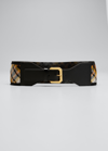 Missoni Pattern Elastic Web Belt In Fm0bp Nero Multic