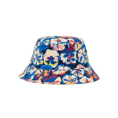 Paco Rabanne Women's Floral Cotton Bucket Hat In Blue