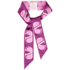 Valentino Vlogo Silk-twill Neck Tie In Pink