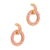 SORU JEWELLERY GIOVANNA 18KT GOLD-PLATED DROP EARRINGS