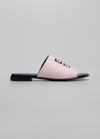 Givenchy Cutout 4g Logo Slide Sandal In Blush Pink