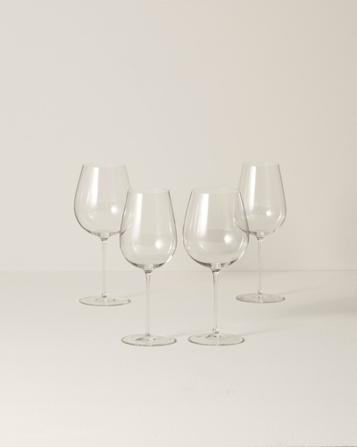 LENOX SIGNATURE SERIES WARM & COOL REGION 4-PIECE WINE GLASS SET