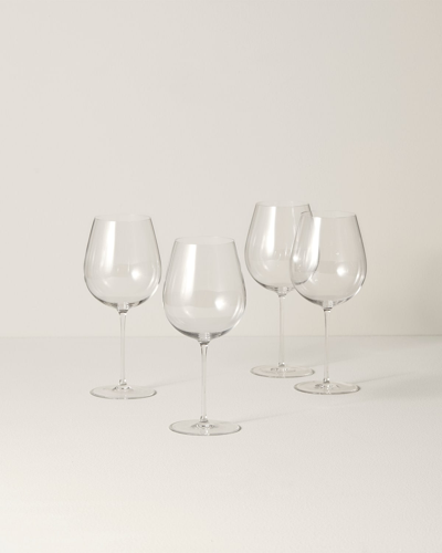 Lenox Signature Series Warm-region 4-piece Wine Glass Set In Clear