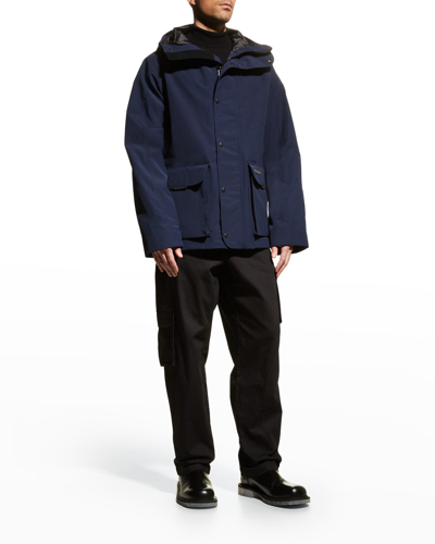 Canada Goose Lockerport Arctic Tech® Hooded Jacket In Blue