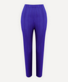 Issey Miyake Monthly Colours January Cropped Trousers In Blue