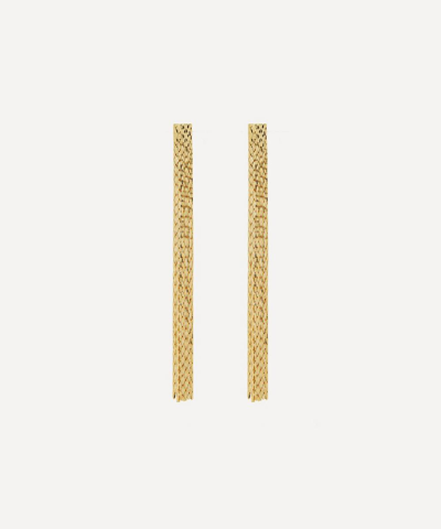 Anissa Kermiche Thin Fil D'or Gold-plated Drop Earrings