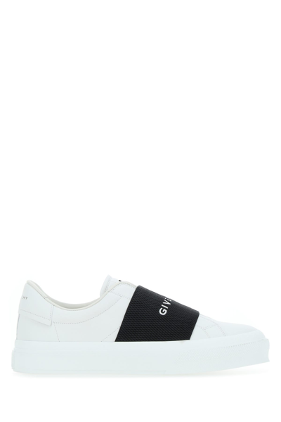 GIVENCHY GIVENCHY WHITE LEATHER NEW CITY SLIP ONS