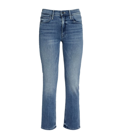 Mother The Dazzler Slim Ankle Jeans In Blue