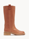 Chloé Edith Winter Boot In Brown