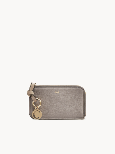 Chloé Alphabet Coin Purse In Grey