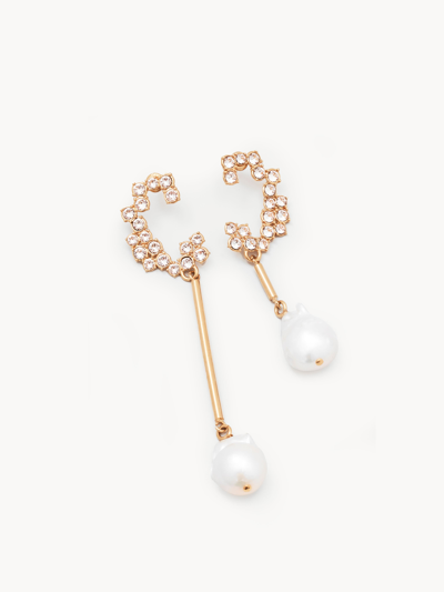 Chloé Darcey Earrings In Gold