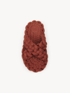 Chloé Slippers In Terracotta Red