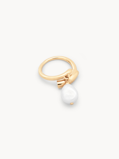 Chloé Darcey Baroque Ring In White