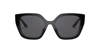 Prada Pr 15ws 1ab5z1 Geometric Polarized Sunglasses In Grey