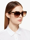 Kate Spade Bayleigh Sunglasses In Camel Tortoise