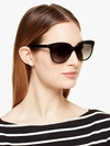 Kate Spade Bayleigh Sunglasses In Black