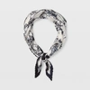 Club Monaco Pleated Square Scarf In Floral Print