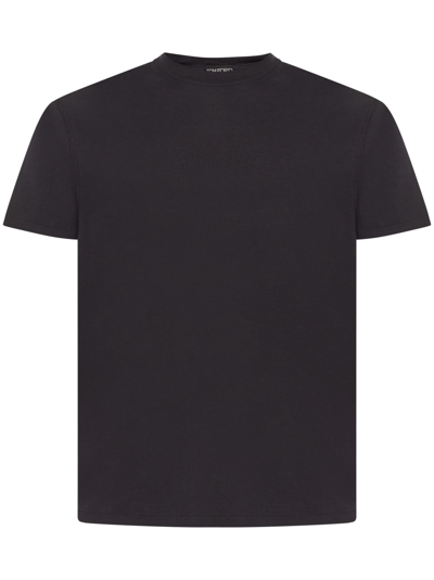 Tom Ford Crew Neck T-shirt In Black