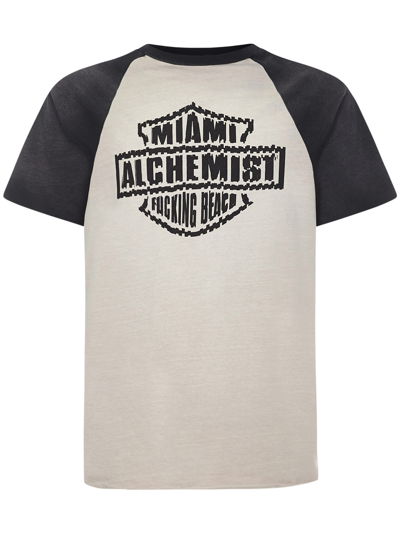 Alchemist Cotton Lincoln Baseball T-shirt In Multicolore