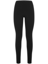 Alyx Black Waistband Zip Sport Leggings In Black