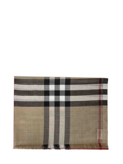 Burberry Scarf In Beige